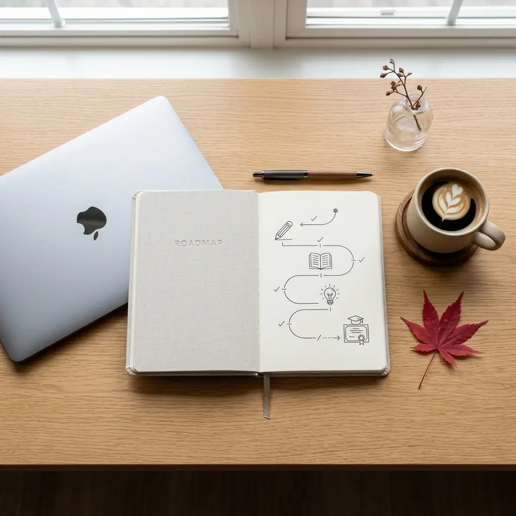 Students planning and studying together in a lecture hall